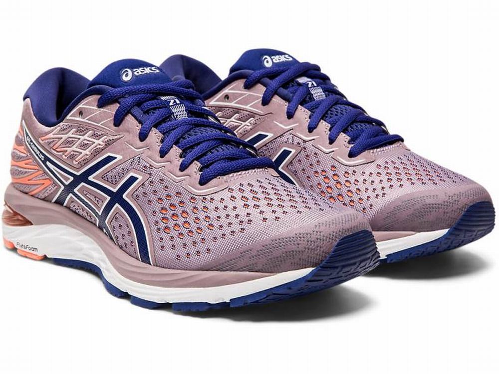 Asics GEL-CUMULUS 21 Women's Running Shoes Purple / Blue | SNJ258163