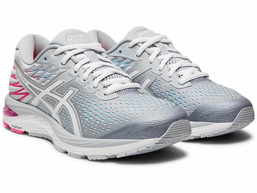 Asics GEL-CUMULUS 21 Women's Running Shoes Grey / White | YBX849715