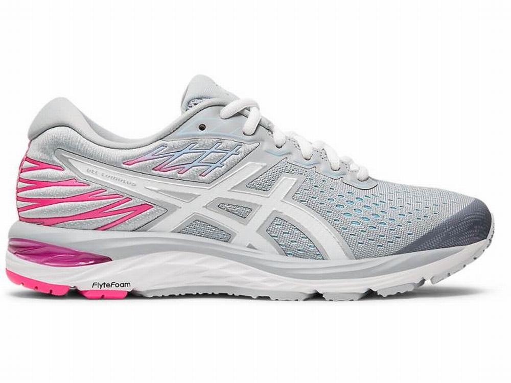 Asics GEL-CUMULUS 21 Women\'s Running Shoes Grey / White | YBX849715