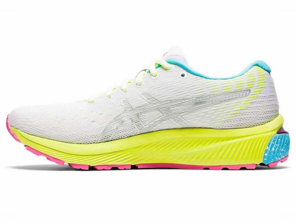 Asics GEL-CUMULUS 22 LITE-SHOW Women's Running Shoes White / Silver | JYS572019