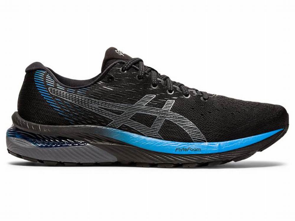 Asics GEL-CUMULUS 22 Men's Running Shoes Black / Blue | UCA215764