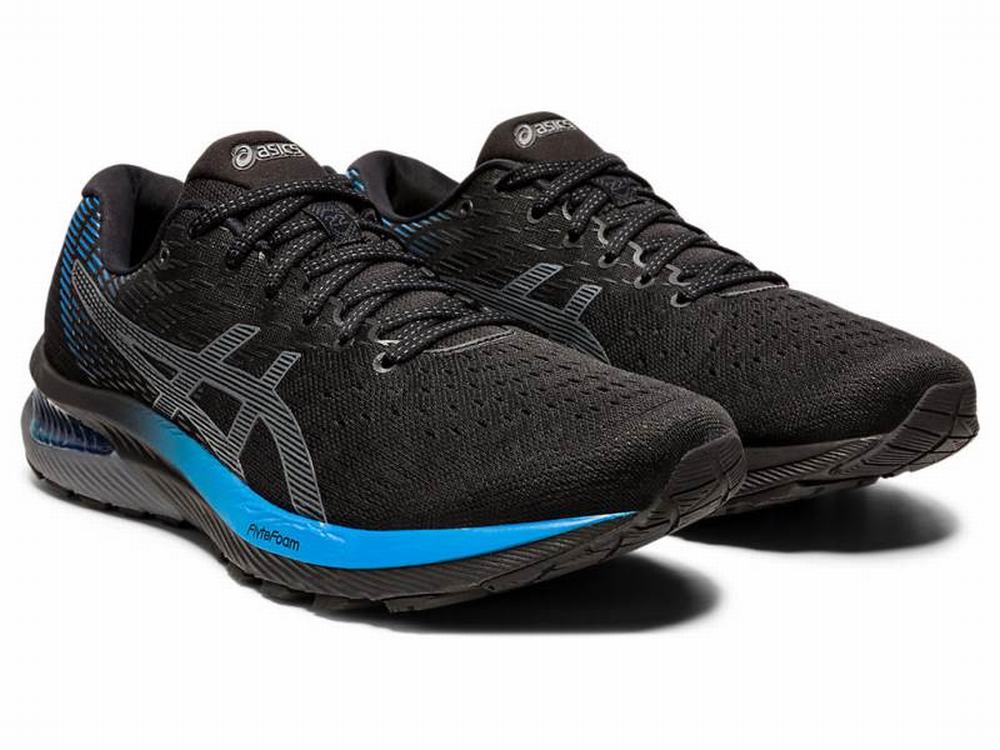 Asics GEL-CUMULUS 22 Men's Running Shoes Black / Blue | UCA215764