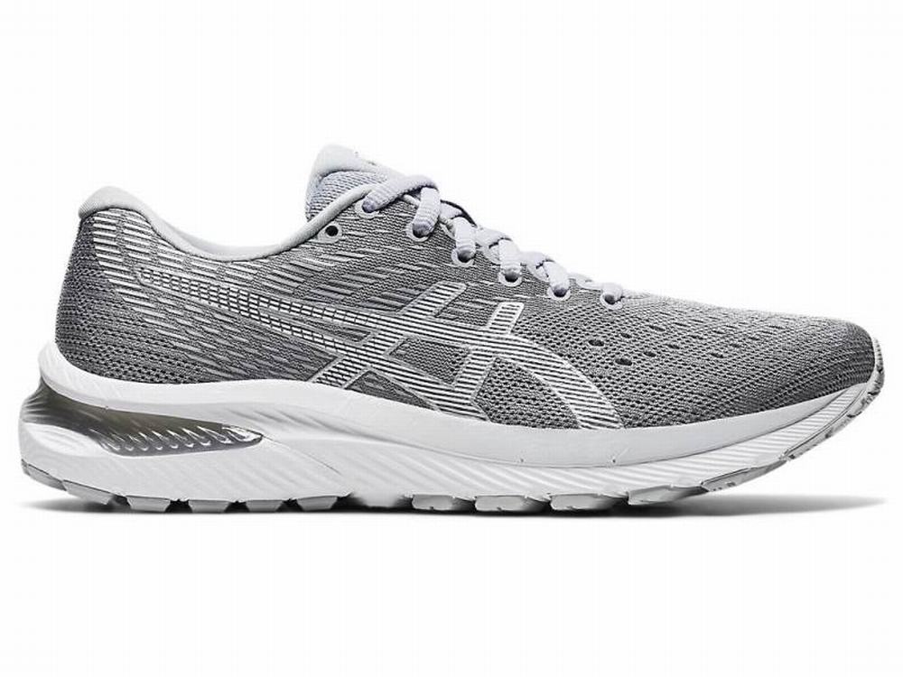 Asics GEL-CUMULUS 22 Women's Running Shoes White / Grey | IUV807352