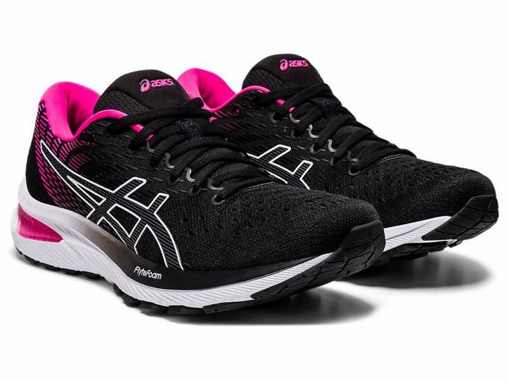 Asics GEL-CUMULUS 22 Women's Running Shoes Black / Pink | TIN174395