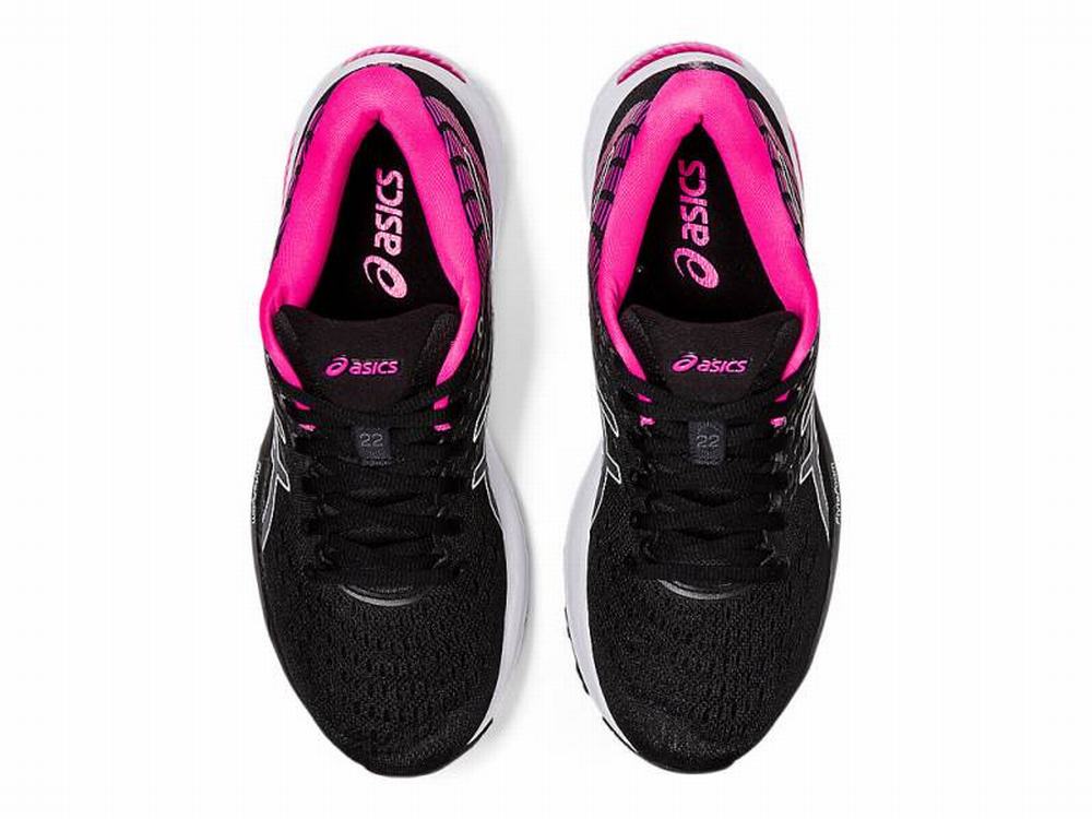 Asics GEL-CUMULUS 22 Women's Running Shoes Black / Pink | TIN174395