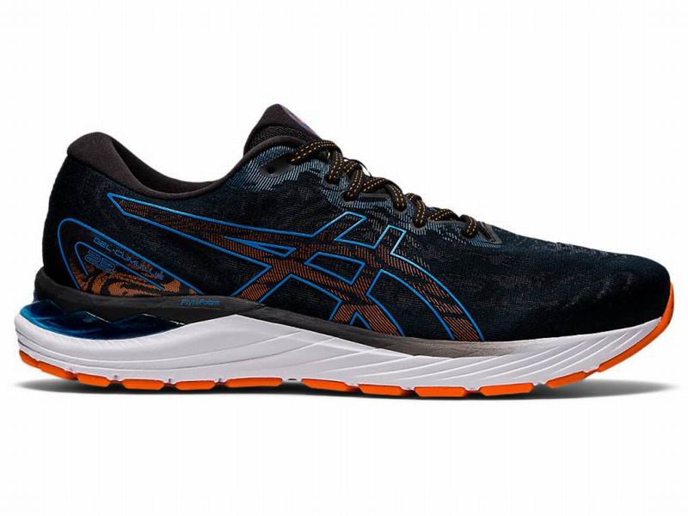 Asics GEL-CUMULUS 23 (2E) Men's Running Shoes Black / Blue | RBZ349572