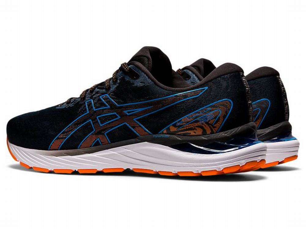 Asics GEL-CUMULUS 23 (2E) Men's Running Shoes Black / Blue | RBZ349572