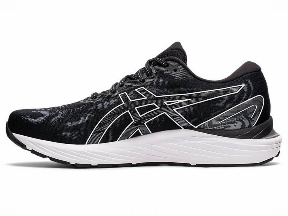 Asics GEL-CUMULUS 23 (2E) Men's Running Shoes Black / White | RSX897160