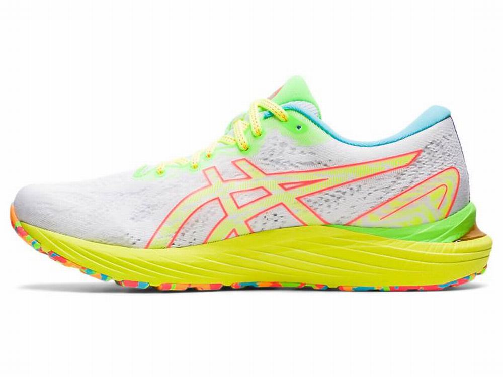 Asics GEL-CUMULUS 23 Men's Running Shoes White / Yellow | VYL193570