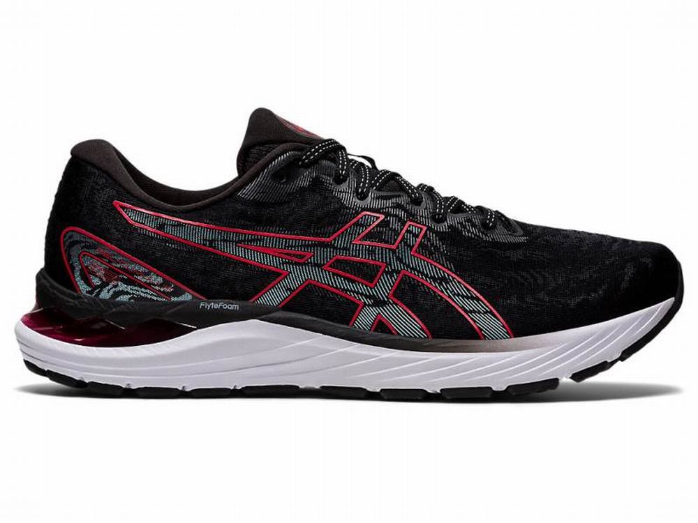 Asics GEL-CUMULUS 23 Men's Running Shoes Black / Red | YKH967548