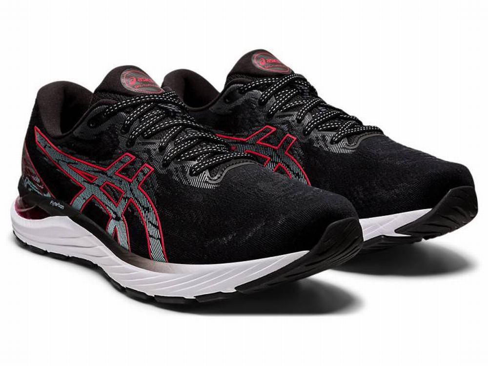 Asics GEL-CUMULUS 23 Men's Running Shoes Black / Red | YKH967548