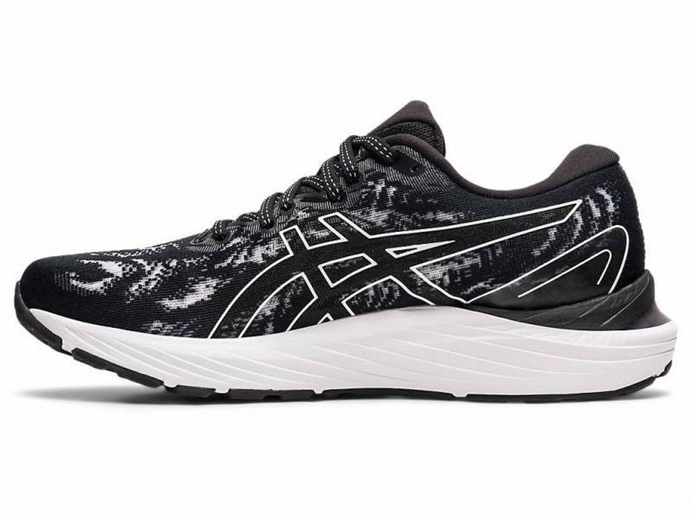 Asics GEL-CUMULUS 23 Women's Running Shoes Black / White | AZH430598