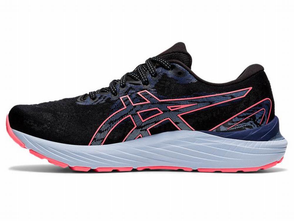 Asics GEL-CUMULUS 23 Women's Running Shoes Black / Coral | BLE938207