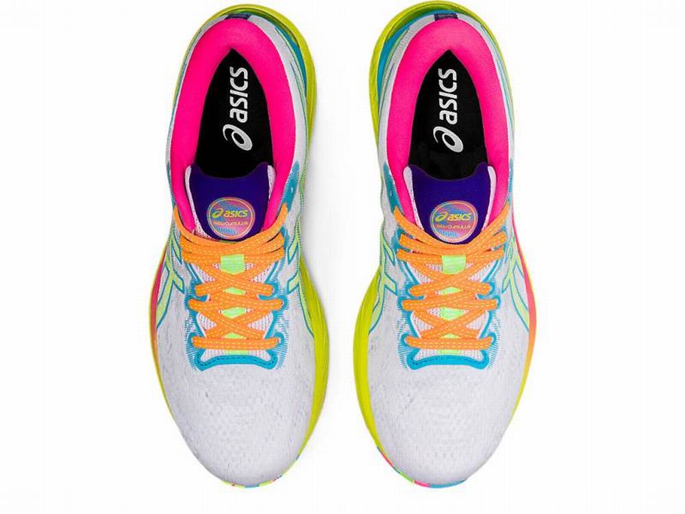 Asics GEL-CUMULUS 23 Women's Running Shoes White / Yellow | BNH089761