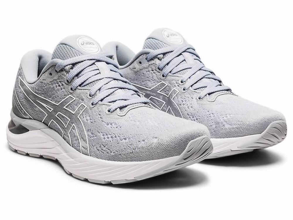 Asics GEL-CUMULUS 23 Women's Running Shoes White / Grey | EDJ429135