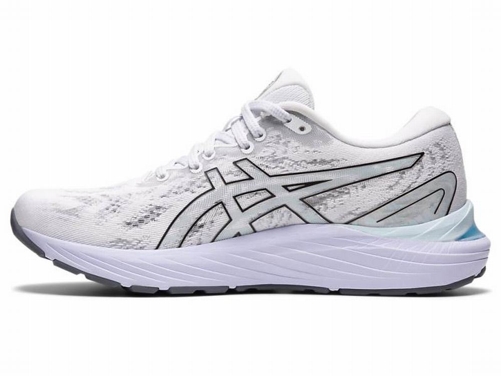 Asics GEL-CUMULUS 23 Women's Running Shoes Black / White | EDZ789532