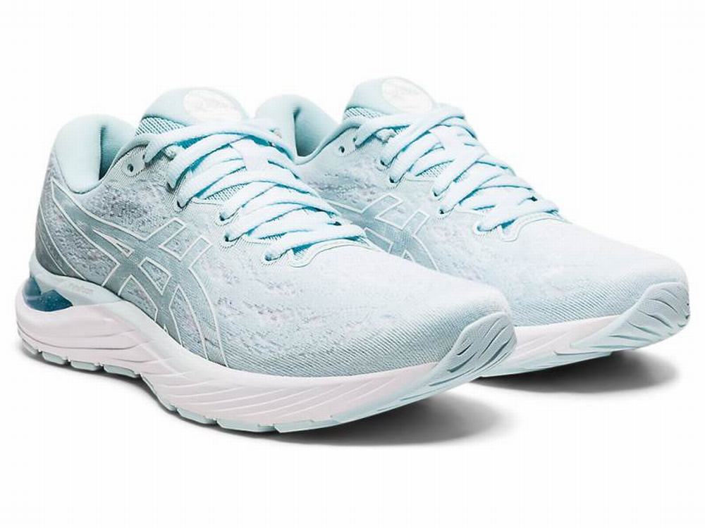 Asics GEL-CUMULUS 23 Women's Running Shoes Light Turquoise / White | MAU897204