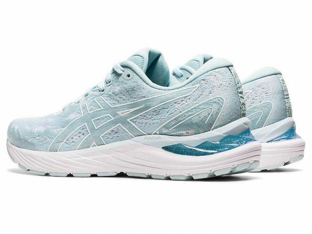 Asics GEL-CUMULUS 23 Women's Running Shoes Light Turquoise / White | MAU897204