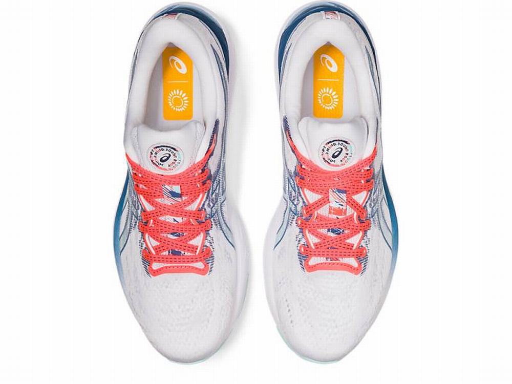 Asics GEL-CUMULUS 23 Women's Running Shoes White / Grey | MLC492015