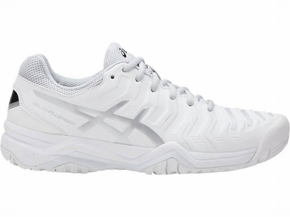 Asics GEL-Challenger 11 Women's Tennis Shoes White / Silver | FJS108739