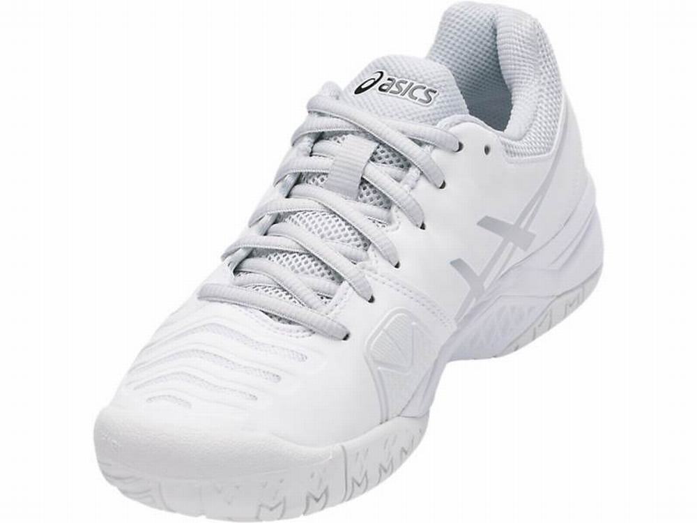 Asics GEL-Challenger 11 Women's Tennis Shoes White / Silver | FJS108739