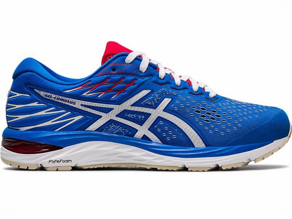 Asics GEL-Cumulus 21 Retro Tokyo Men's Running Shoes White / Blue | LGU592163