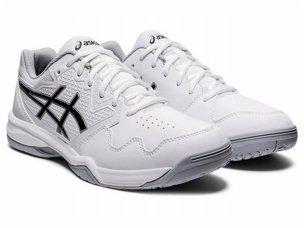 Asics GEL-DEDICATE 7 Men's Tennis Shoes Black / White | FWT309786