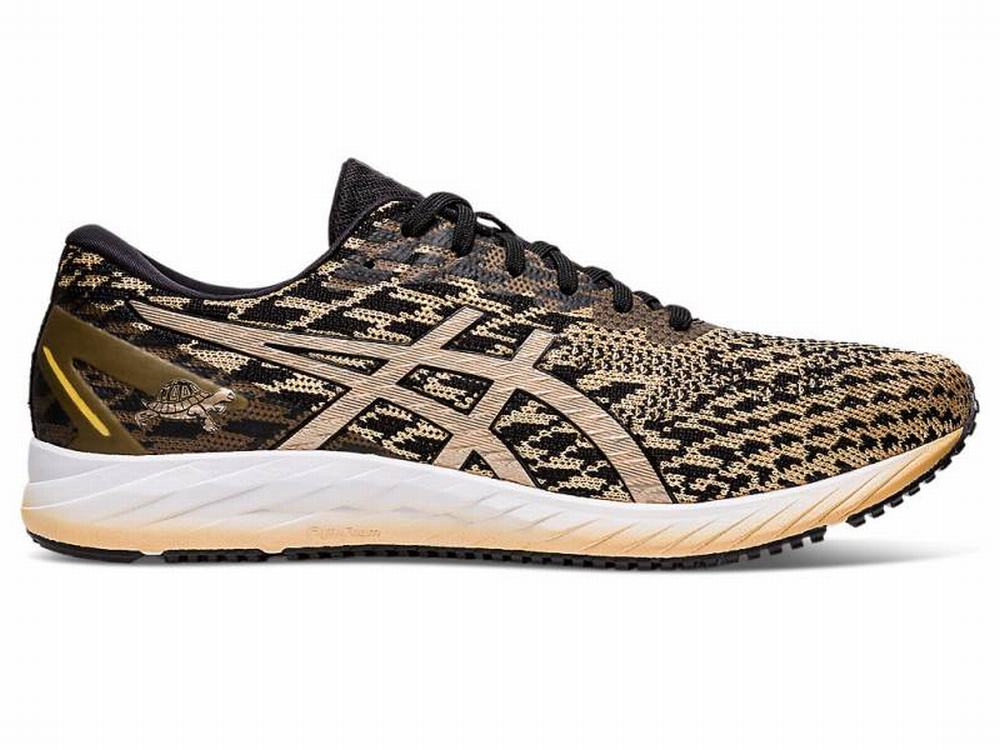 Asics GEL-DS TRAINER 25 BOSTON Men's Running Shoes Black / Gold | IXK735069