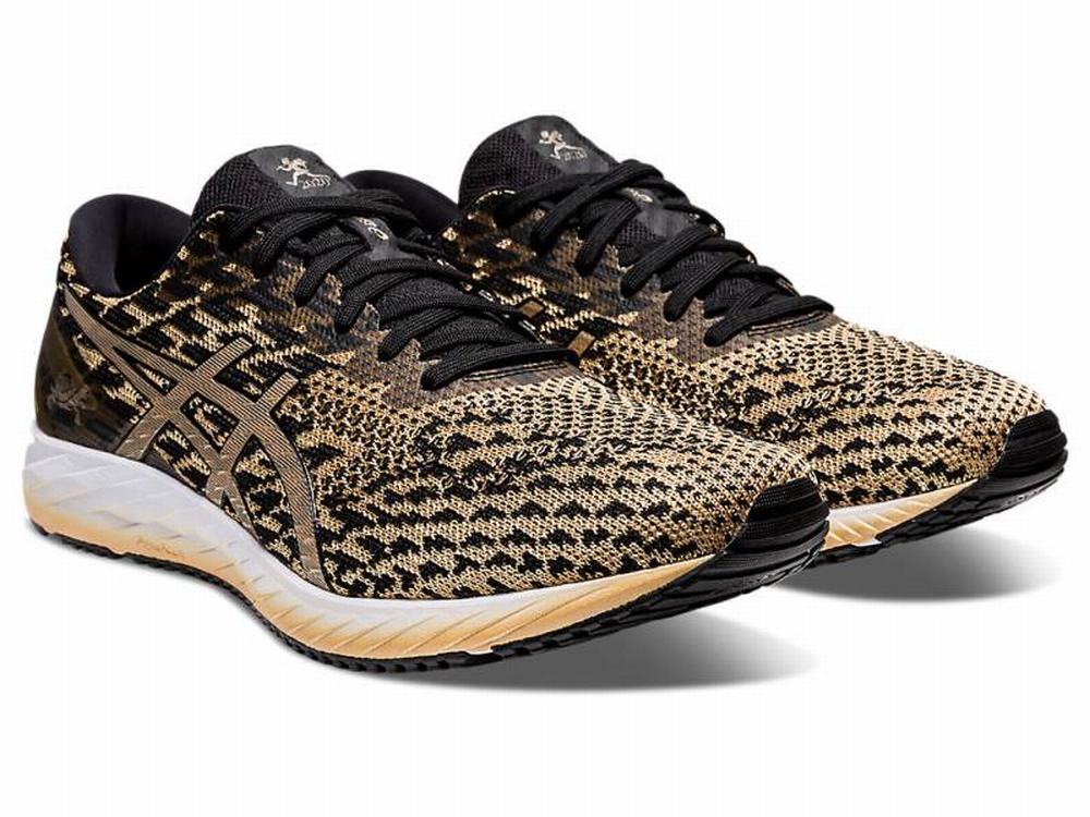 Asics GEL-DS TRAINER 25 BOSTON Men's Running Shoes Black / Gold | IXK735069