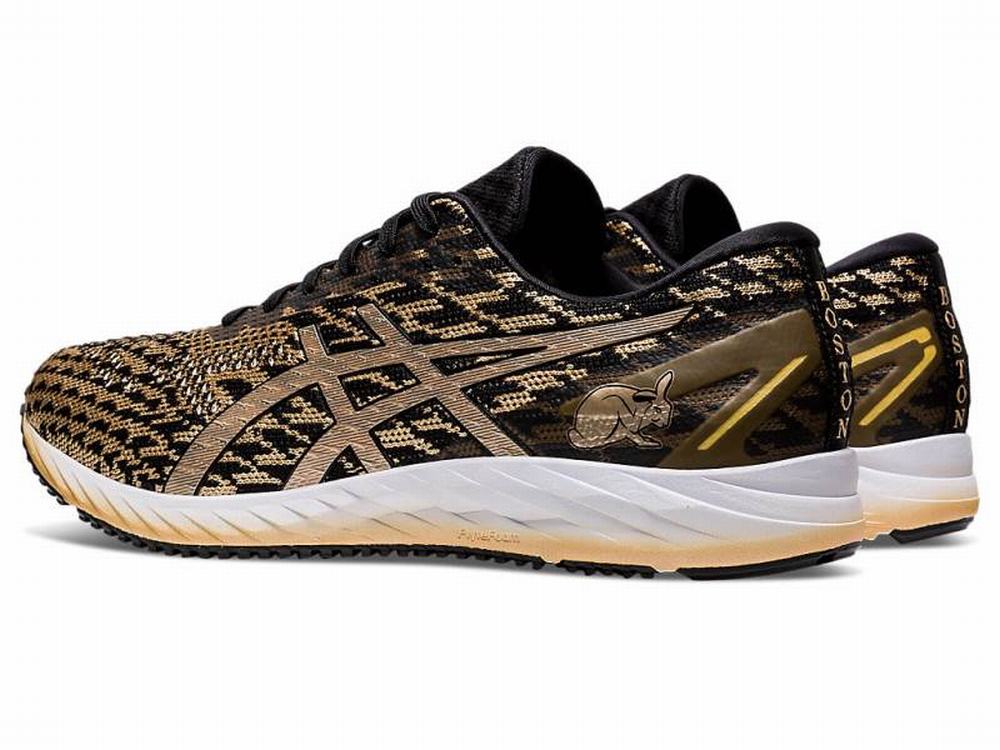 Asics GEL-DS TRAINER 25 BOSTON Men's Running Shoes Black / Gold | IXK735069