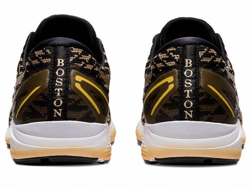 Asics GEL-DS TRAINER 25 BOSTON Men's Running Shoes Black / Gold | IXK735069