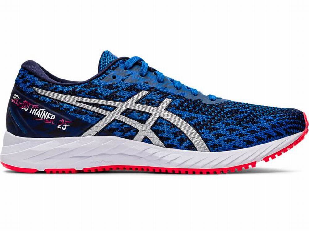 Asics GEL-DS TRAINER 25 Women\'s Running Shoes Blue / Silver | ZAD129563