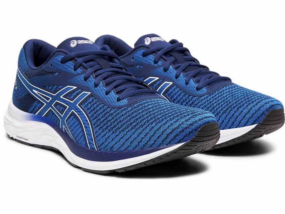 Asics GEL-EXCITE 6 Twist Men's Running Shoes Blue / White | KBR451986