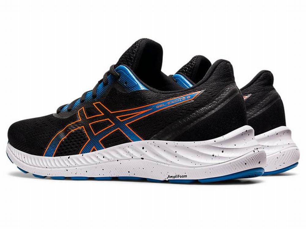 Asics GEL-EXCITE 8 Men's Running Shoes Black / Gold / Orange | ULR593687