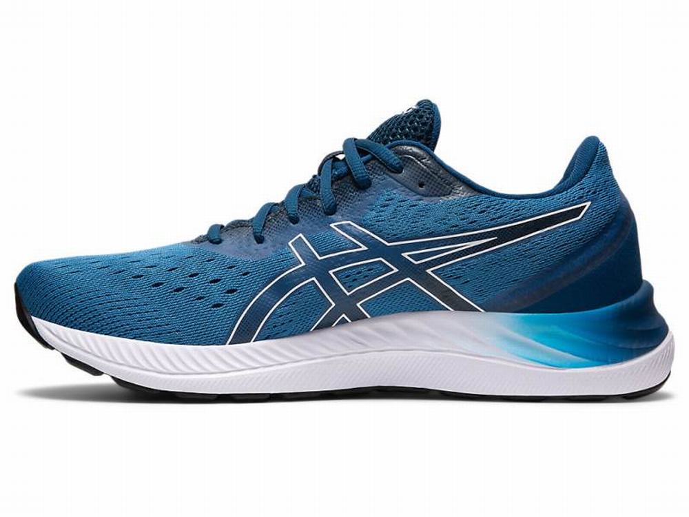 Asics GEL-EXCITE 8 Men's Running Shoes White / Blue | TFB964231