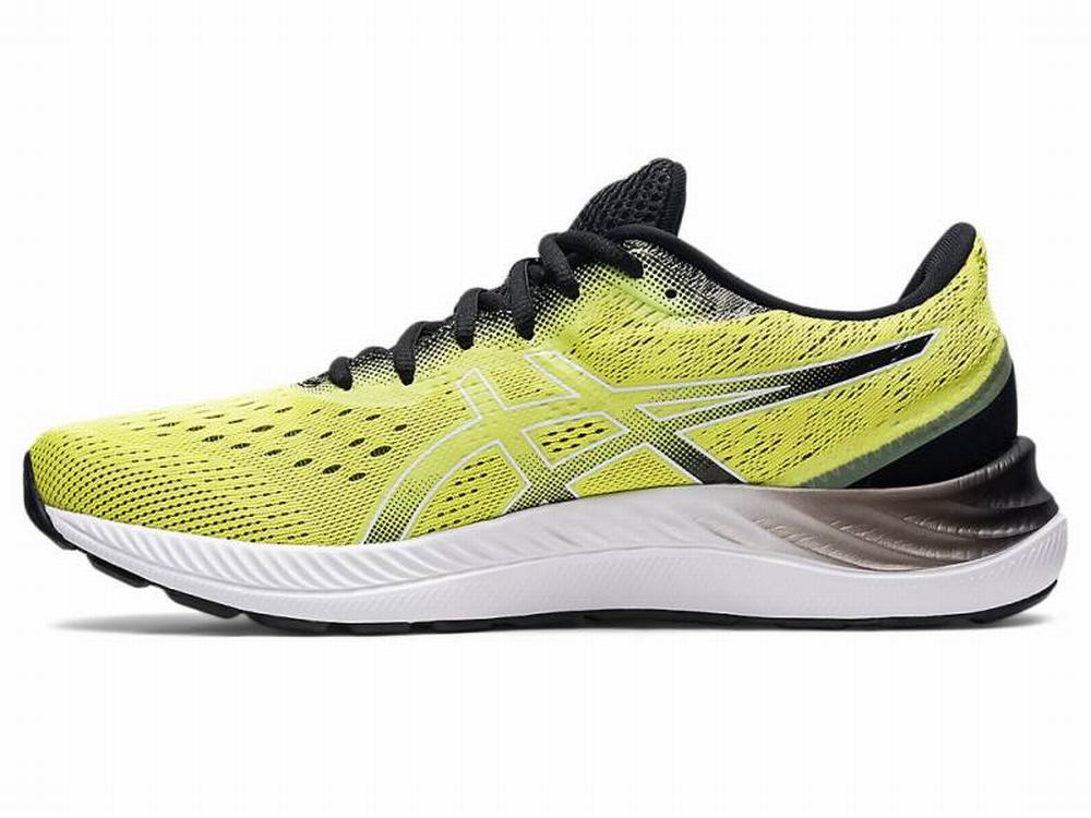 Asics GEL-EXCITE 8 Men's Running Shoes White / Yellow | TRK367495