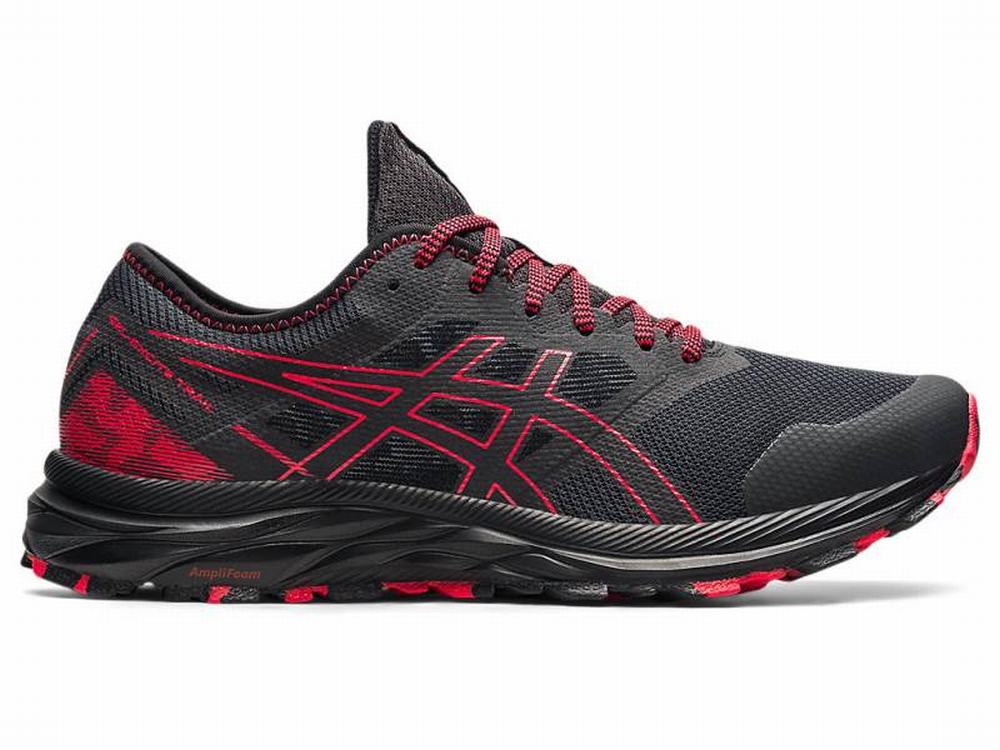 Asics GEL-EXCITE TRAIL Men\'s Running Shoes Grey / Red | BLE302541