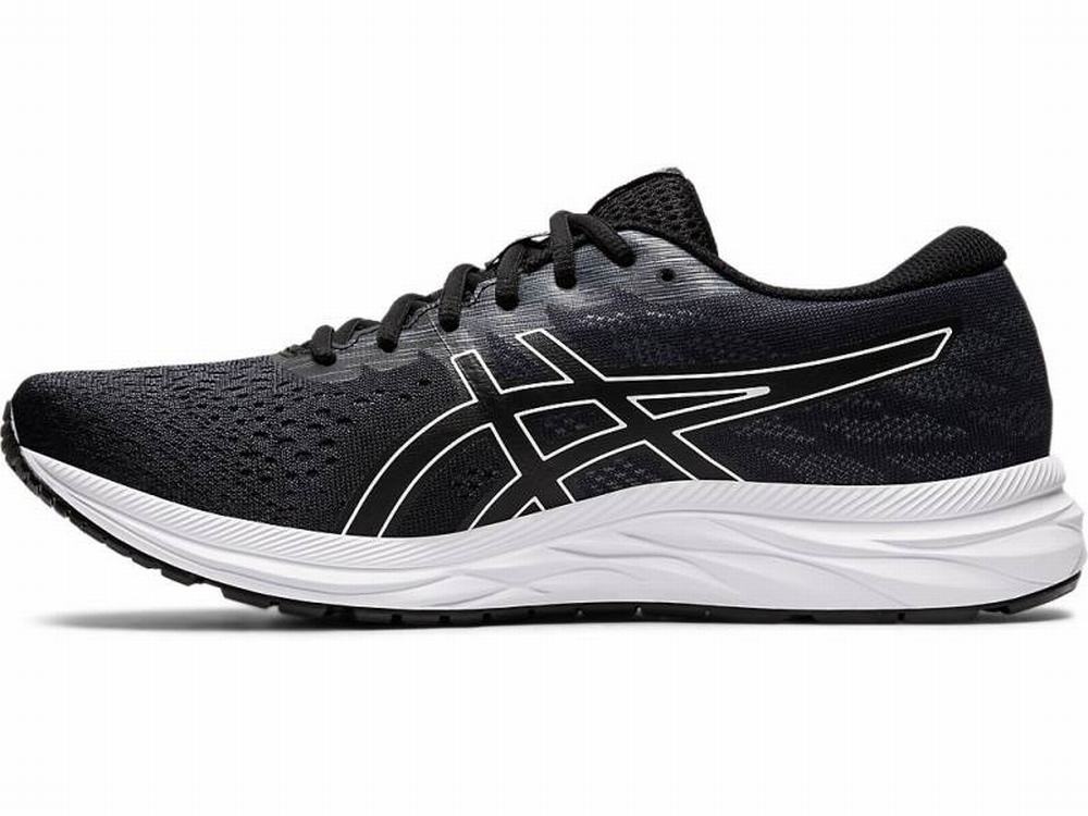 Asics GEL-Excite 7 (4E) Men's Running Shoes Black / White | YMI148257