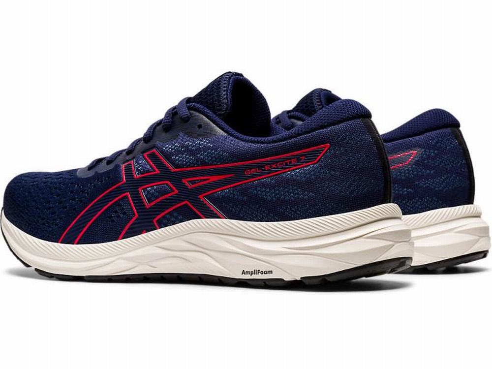 Asics GEL-Excite 7 Men's Running Shoes Navy / Red | UVB027135