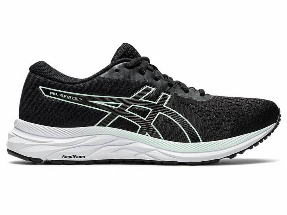 Asics GEL-Excite 7 Women\'s Running Shoes Black / Mint | CKU428137