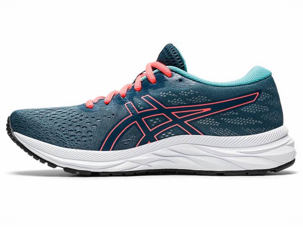 Asics GEL-Excite 7 Women's Running Shoes Blue / Orange / Red | HXJ843720