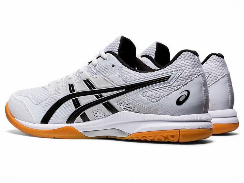 Asics GEL-FURTHERUP Men's Volleyball Shoes Black / White | BRY598642