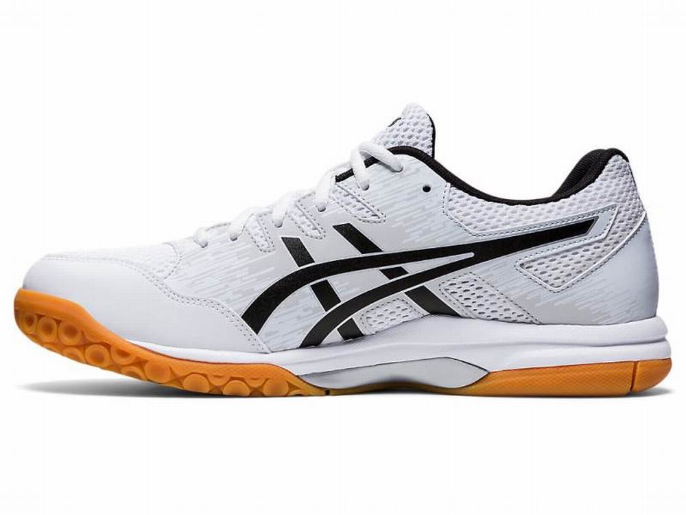 Asics GEL-FURTHERUP Men's Volleyball Shoes Black / White | BRY598642