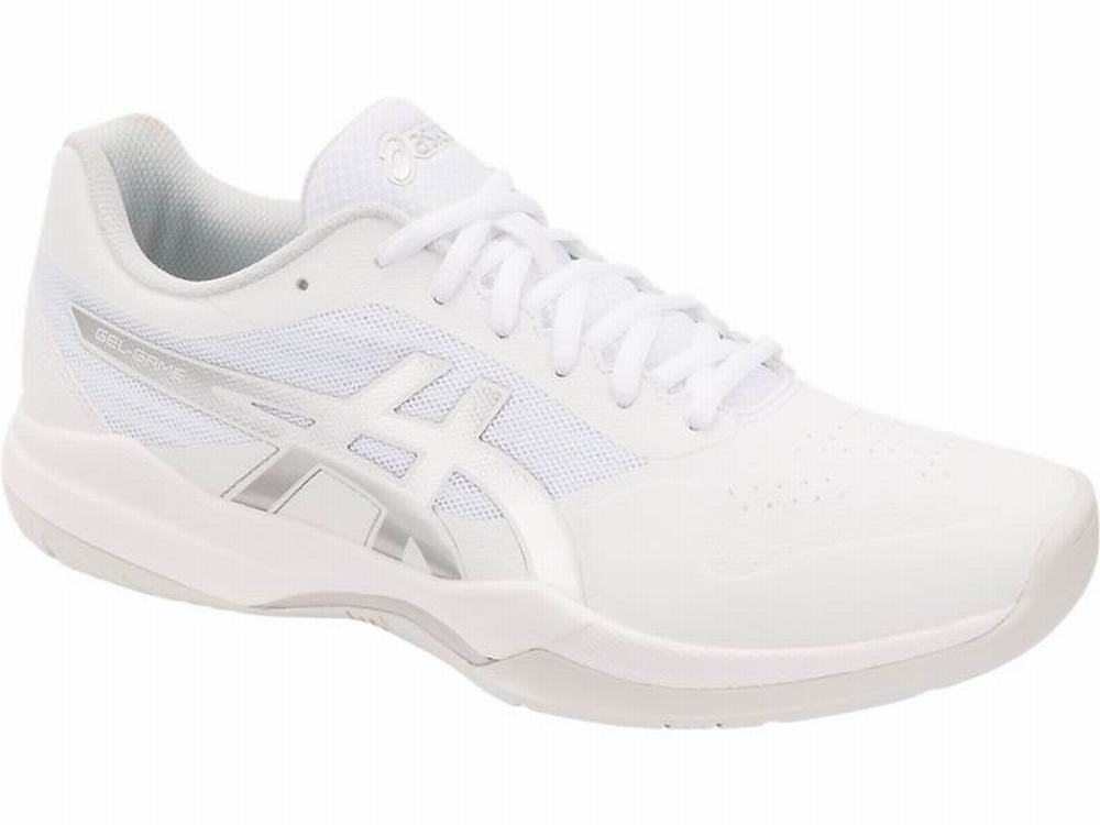 Asics GEL-GAME 7 Men's Tennis Shoes White / Silver | ZLD264538