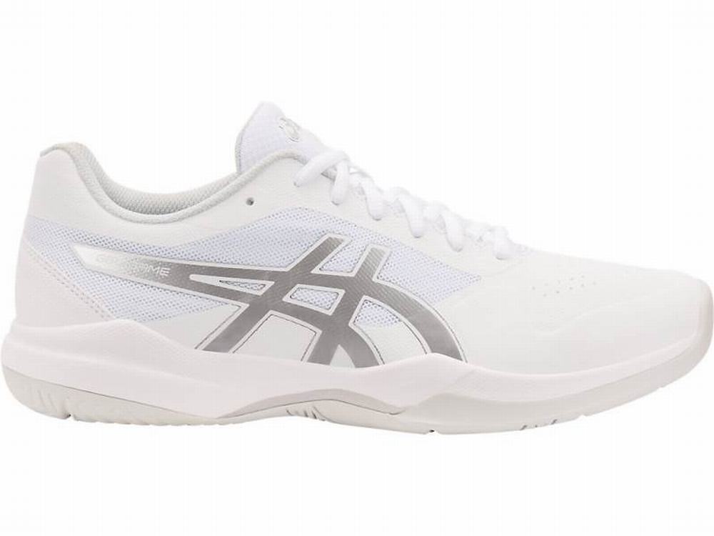 Asics GEL-GAME 7 Men\'s Tennis Shoes White / Silver | ZLD264538