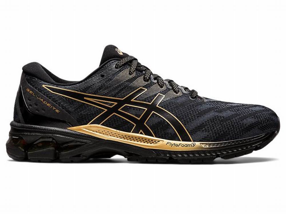 Asics GEL-JADEITE Men's Running Shoes Black / Gold | BLO483097