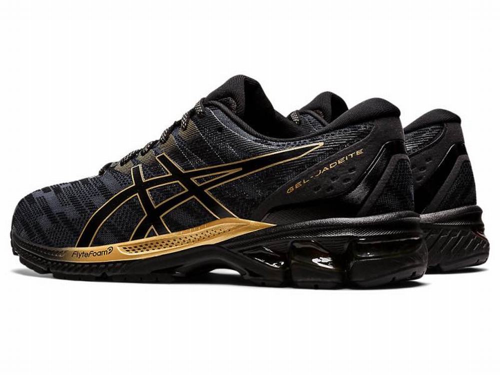 Asics GEL-JADEITE Men's Running Shoes Black / Gold | BLO483097