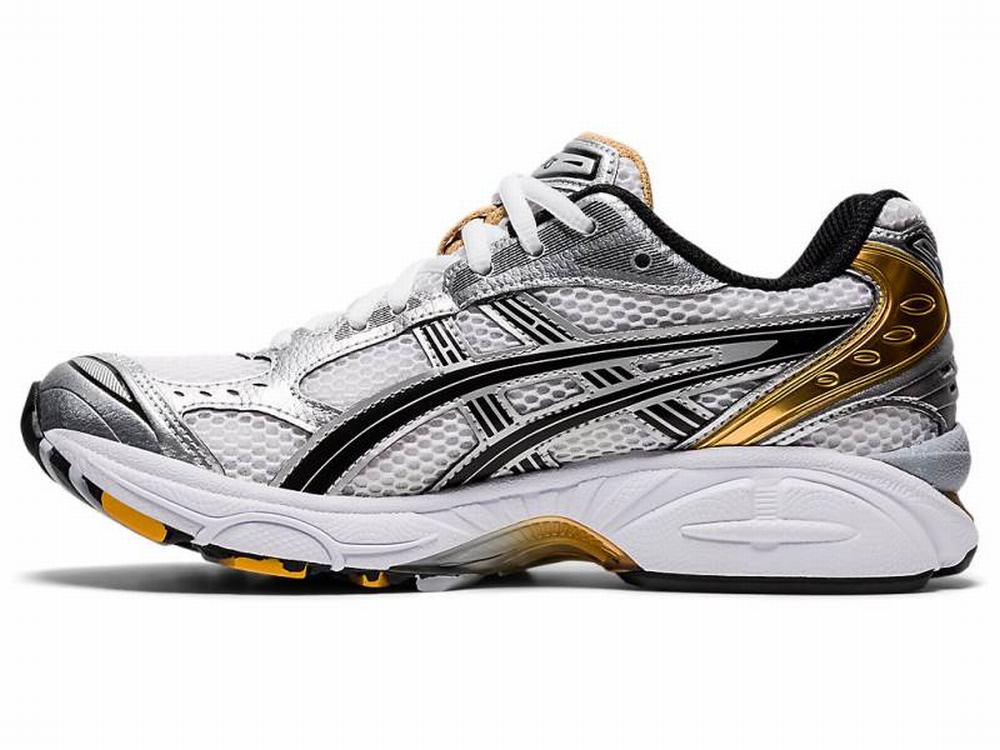 Asics GEL-KAYANO 14 Men's Sneakers White / Gold | DYE406532