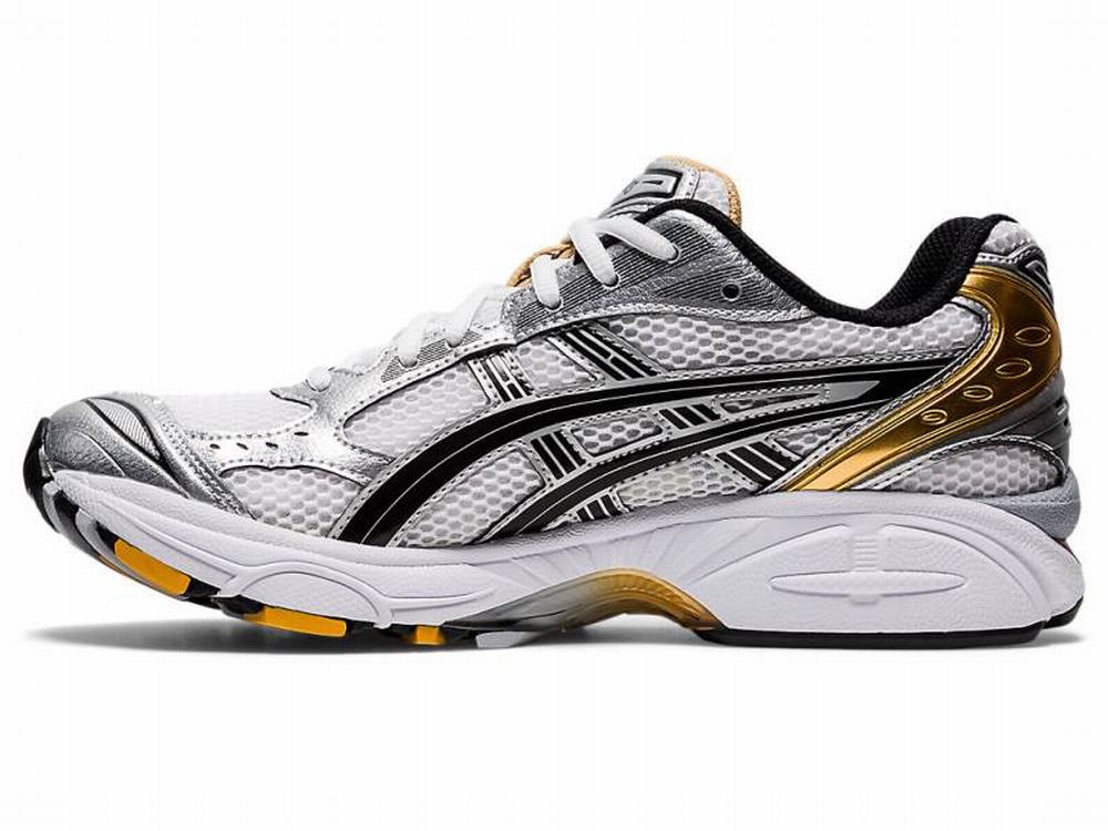 Asics GEL-KAYANO 14 Men's Sneakers White / Gold | HWT649082