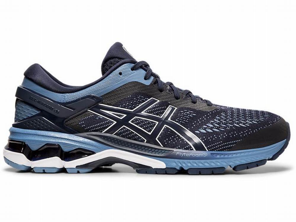 Asics GEL-KAYANO 26 (4E) Men\'s Running Shoes Grey | TIA384271